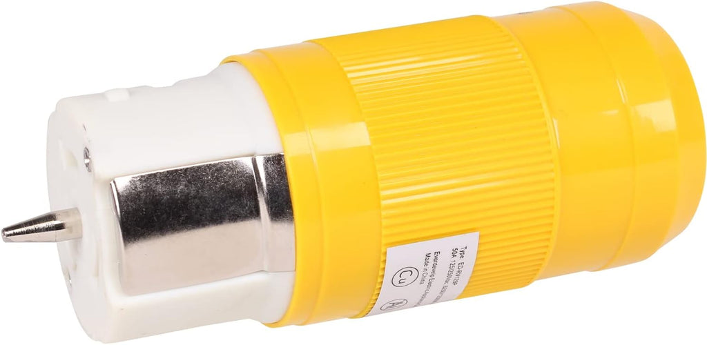 50 Amp Twist Locking Female Plug Connector, 125/250 Volt, Pack of 2 R522
