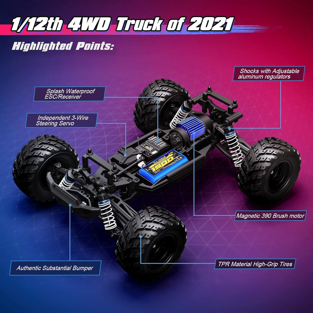 1:12 Scale 4X4 Off-road RC Truck U51358