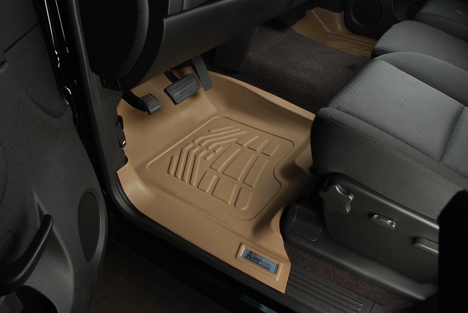 Tan Molded Floor Mat Set - 1 Pair W757