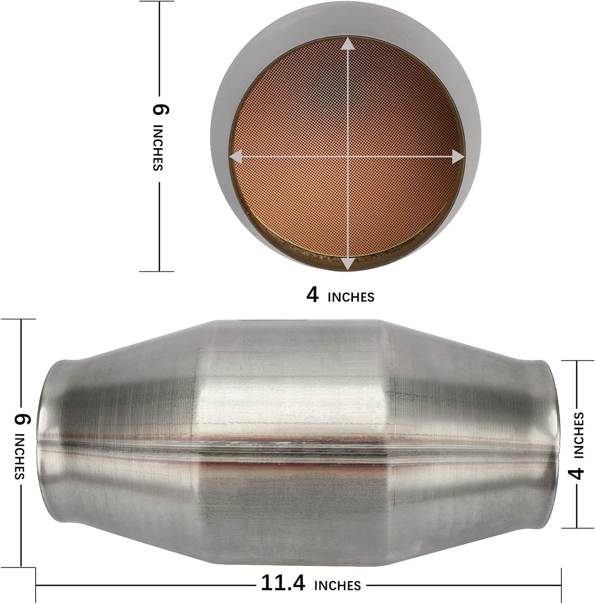 Universal Catalytic Converter Pack of 2 T38434