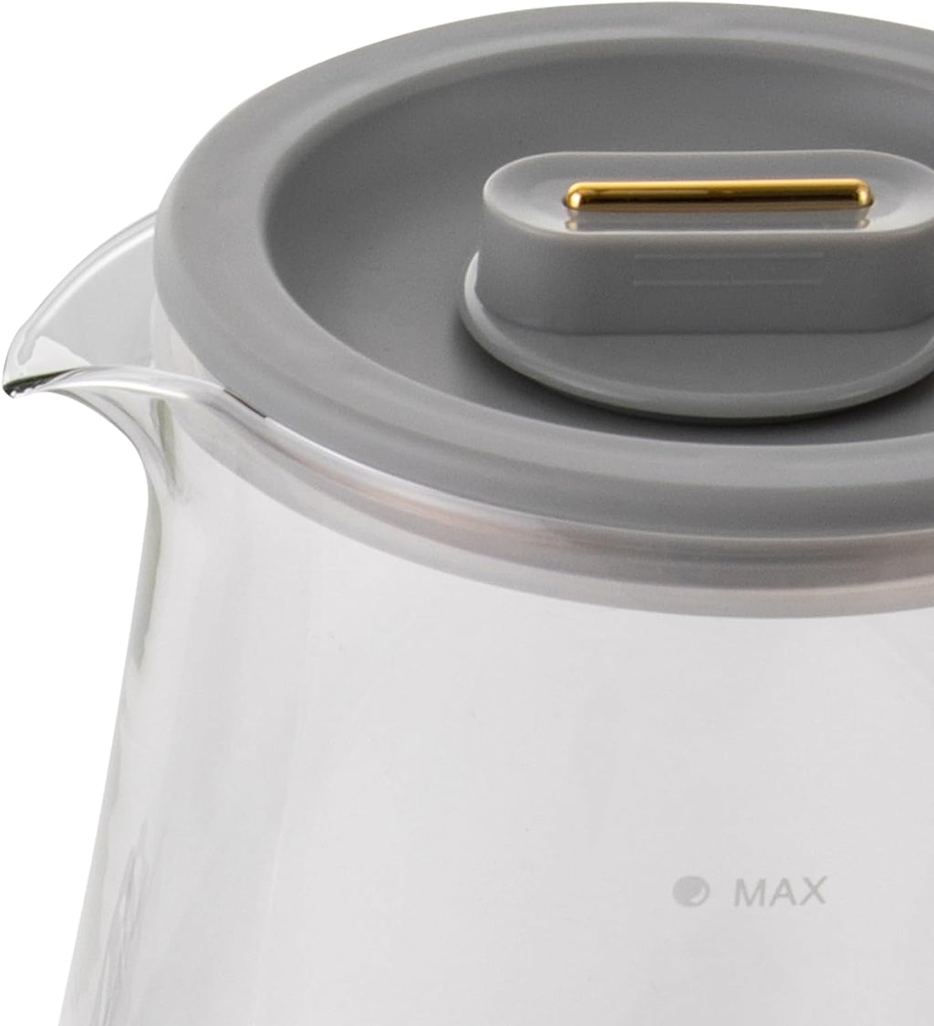 1.8L Electric Glass Tea Kettle with Temperature Control Y85409