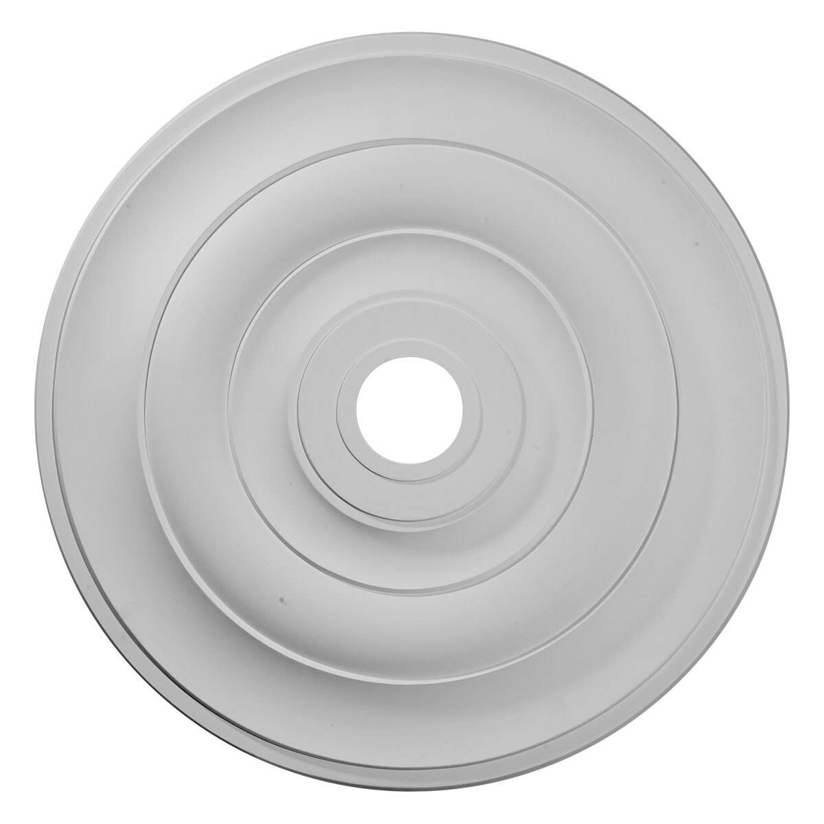 26 1/2x22OD x 3 5/8x22ID x 1 1/2x22P Ceiling Medallion Hand-Painted Pot of Cream Crackle U41082