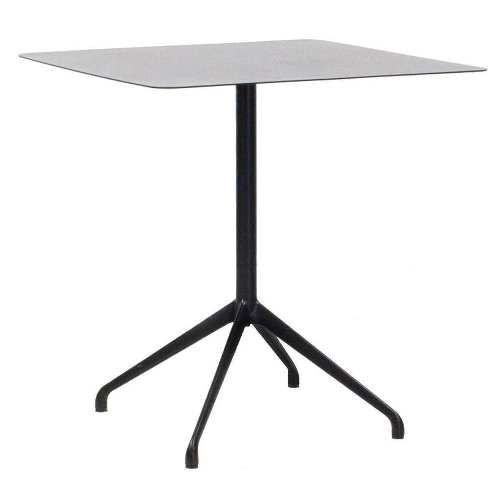 Black Powdercoated Metal Cafe Table Q59365