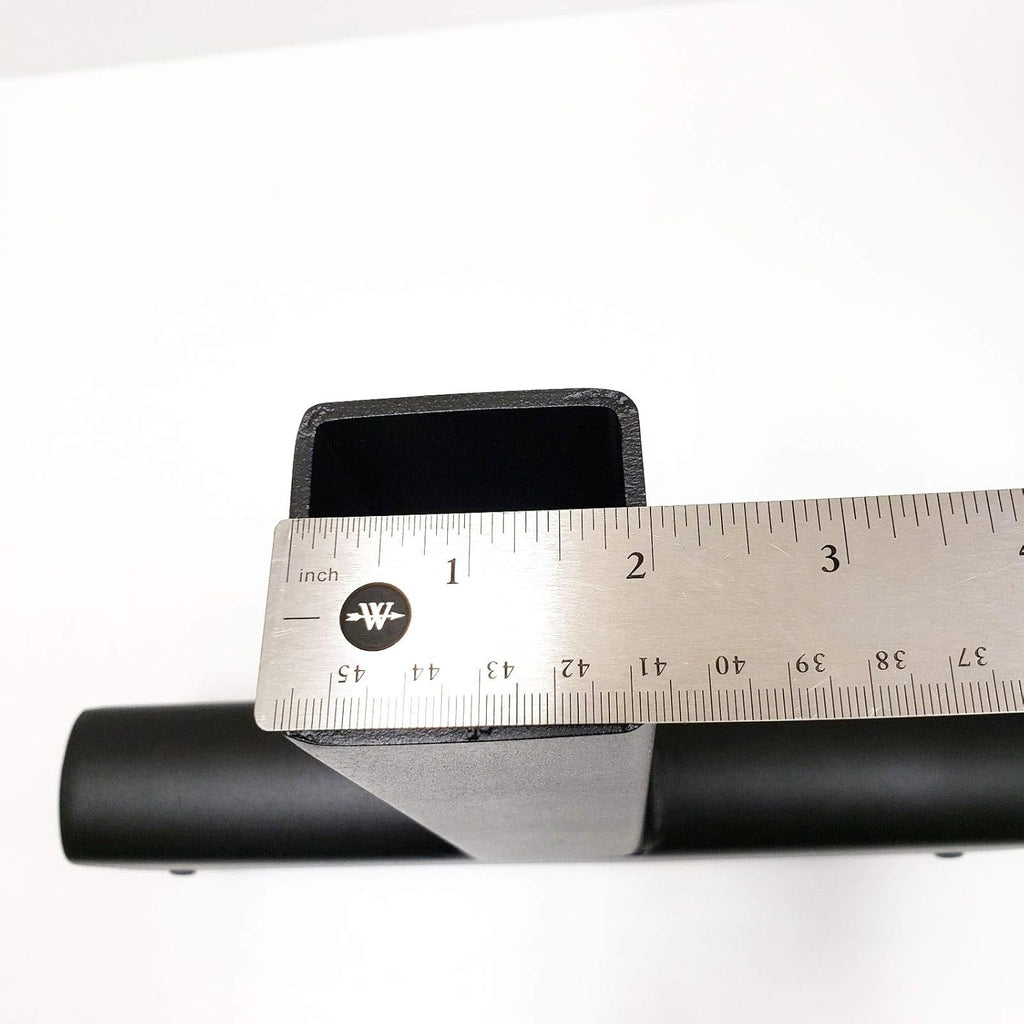 Black 2" Receiver Hitch Step Bar Pack of 2 B6863