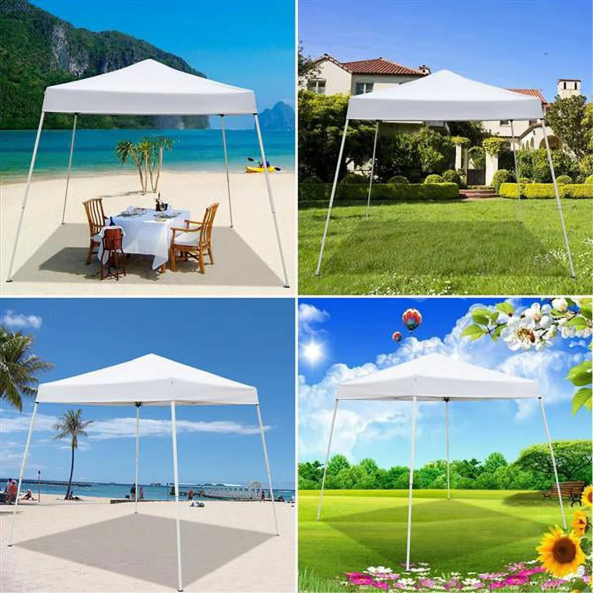 3 x 3M Waterproof Folding Tent White X1022