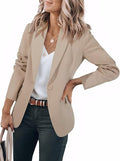 Womens Open Front Long Sleeve Blazer N3655