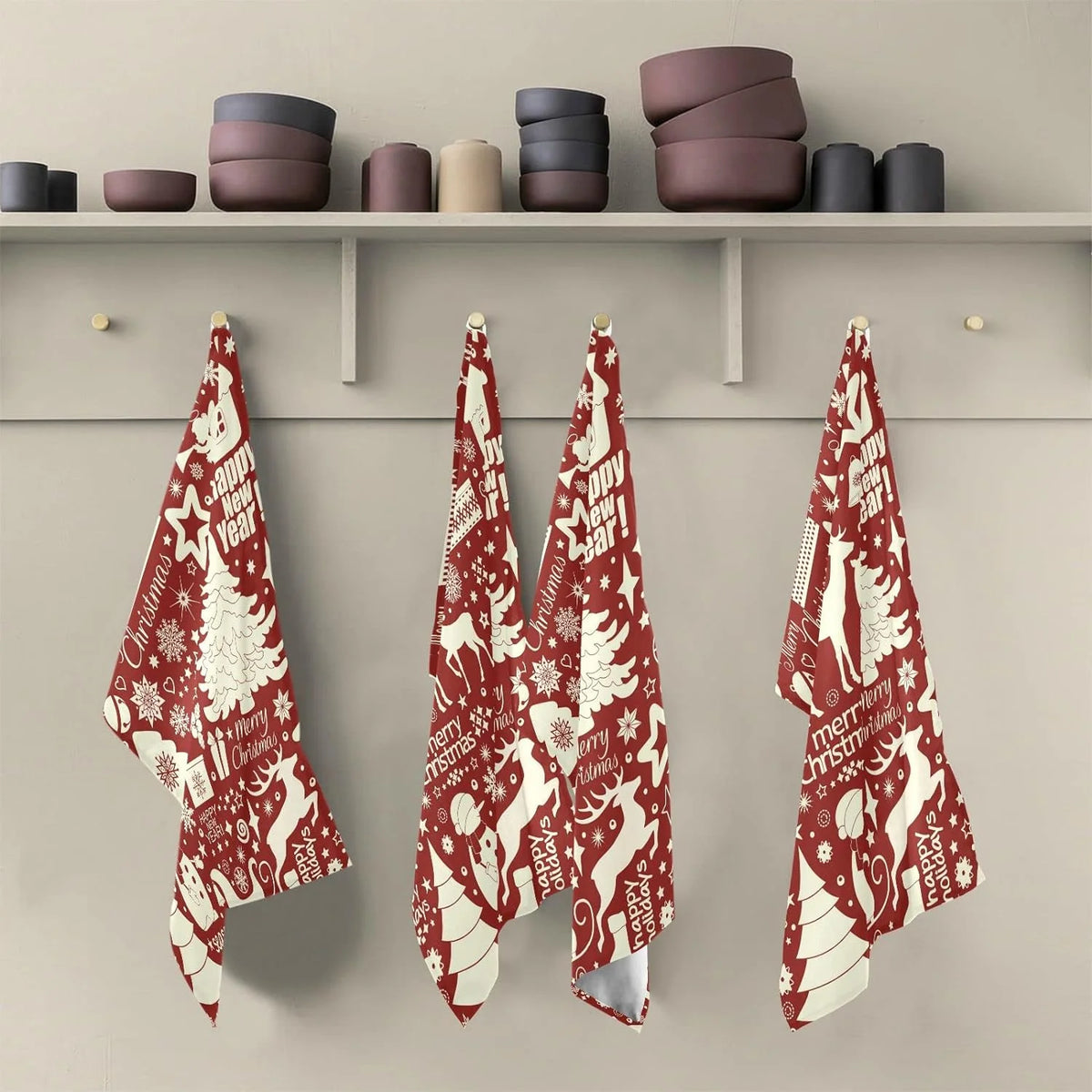 6Pcs Kitchen Dish Towel Set Y268703