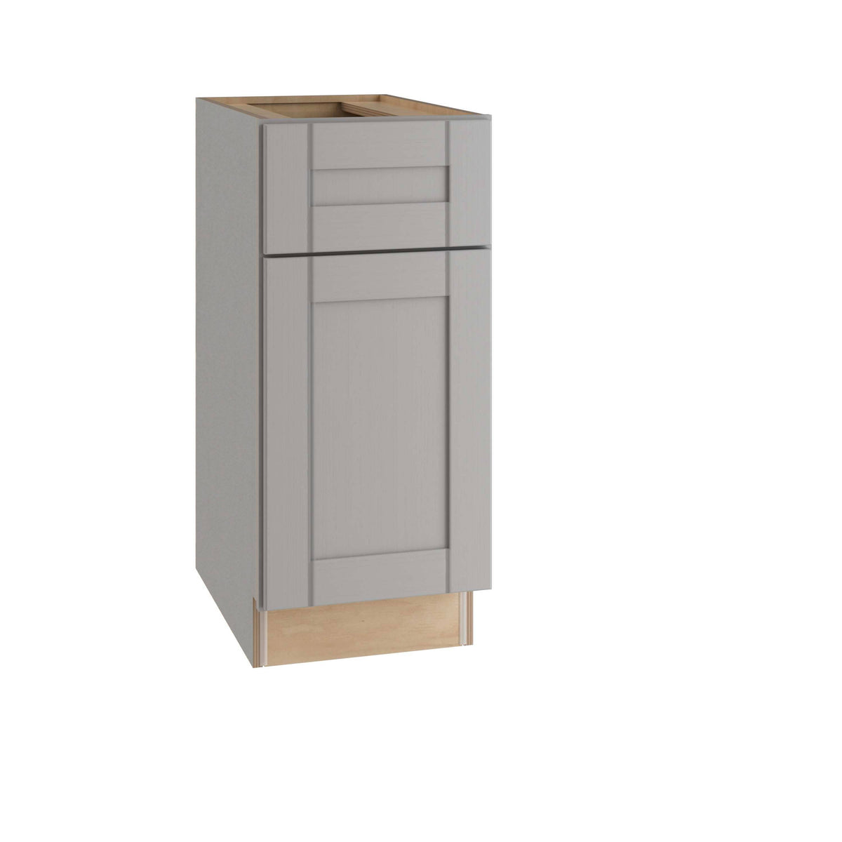 Veiled Gray Shaker Assembled Plywood Base Kitchen Cabinet with Soft Close U249027