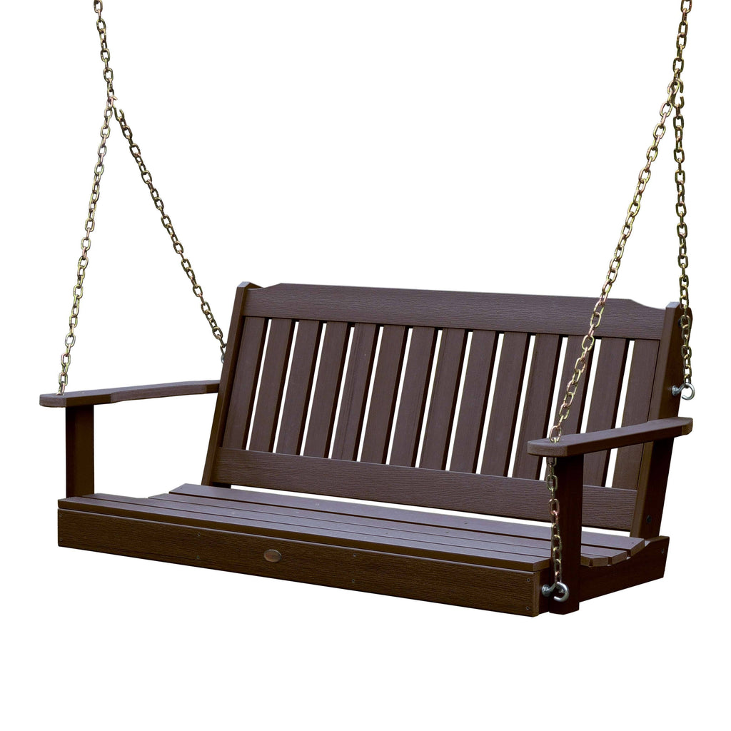 Weathered Acorn Porch Swing F435