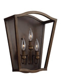 3 - Light Sconce Painted Aged Brass W159418