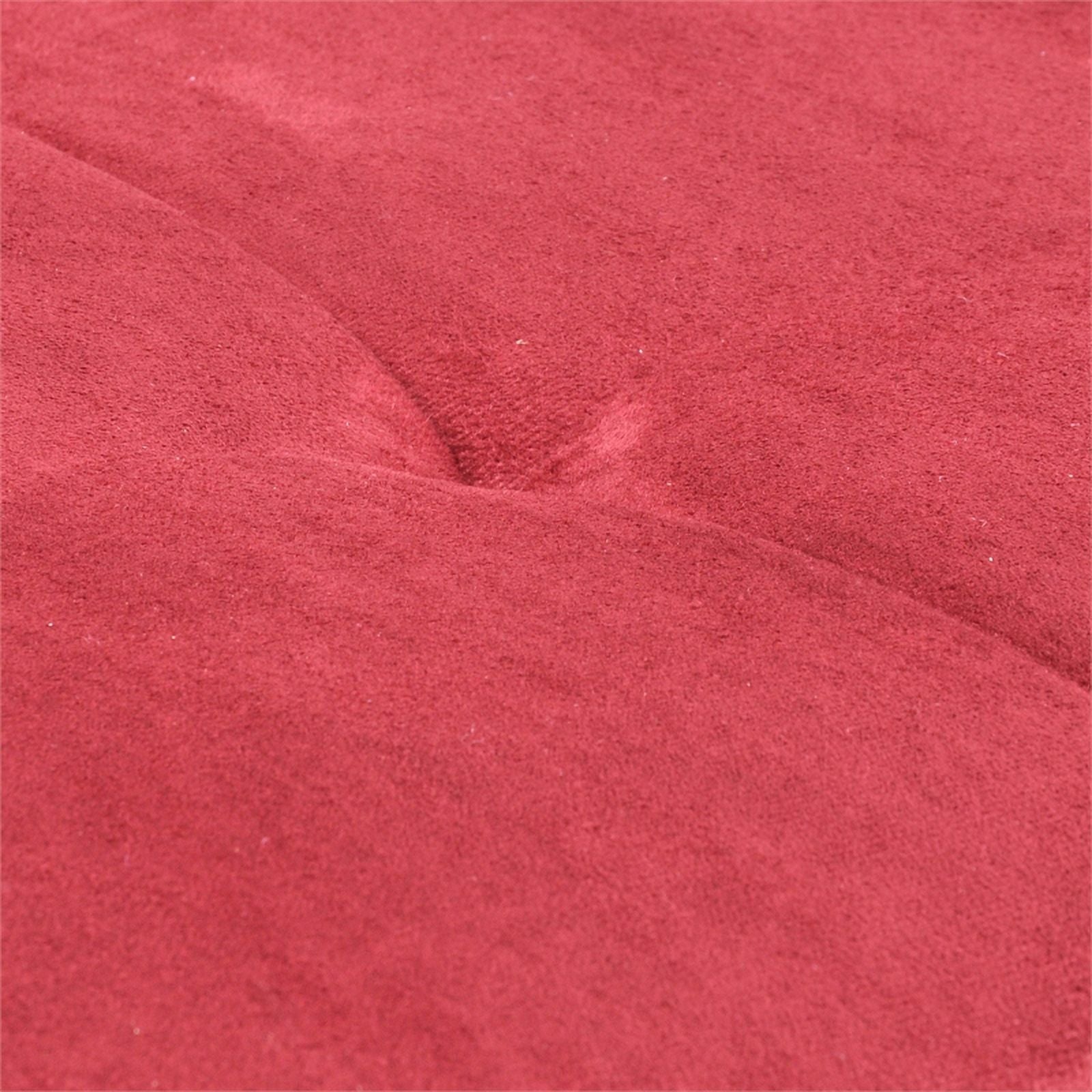 Red Raspberry Microfiber Faux Leather Sofa Set J571