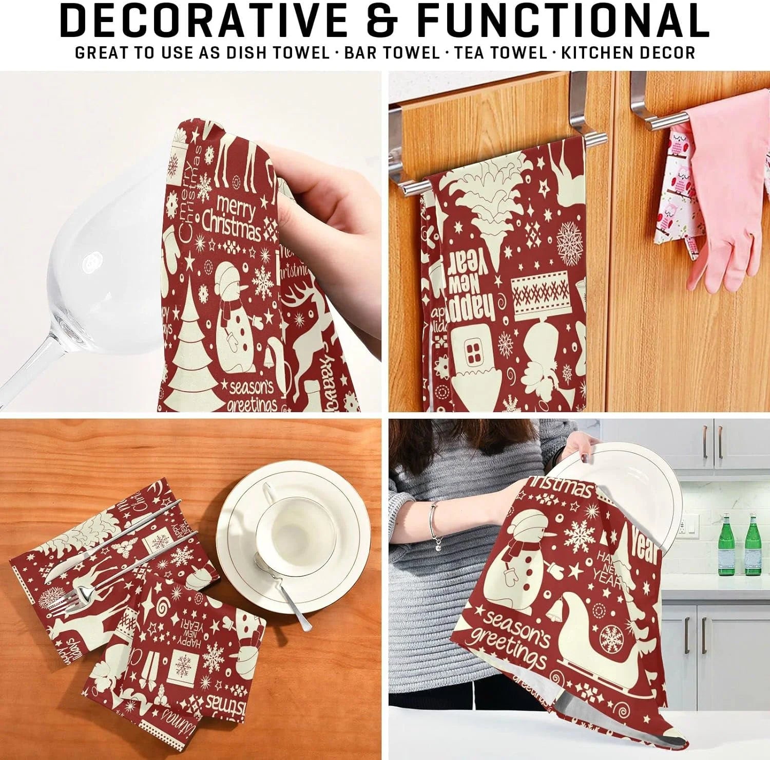 6Pcs Kitchen Dish Towel Set Y268703