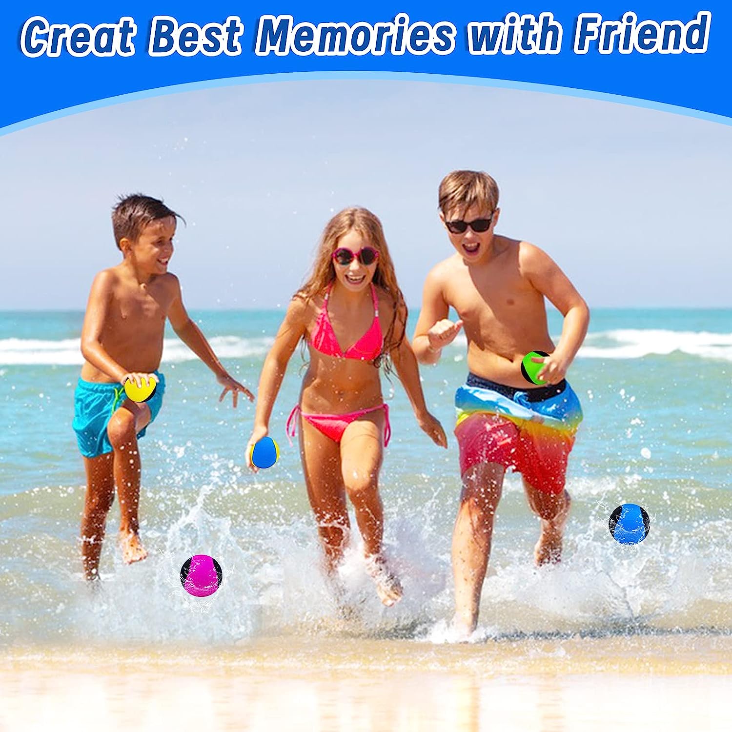 6 Pack Floating Water Bouncing Balls F51744