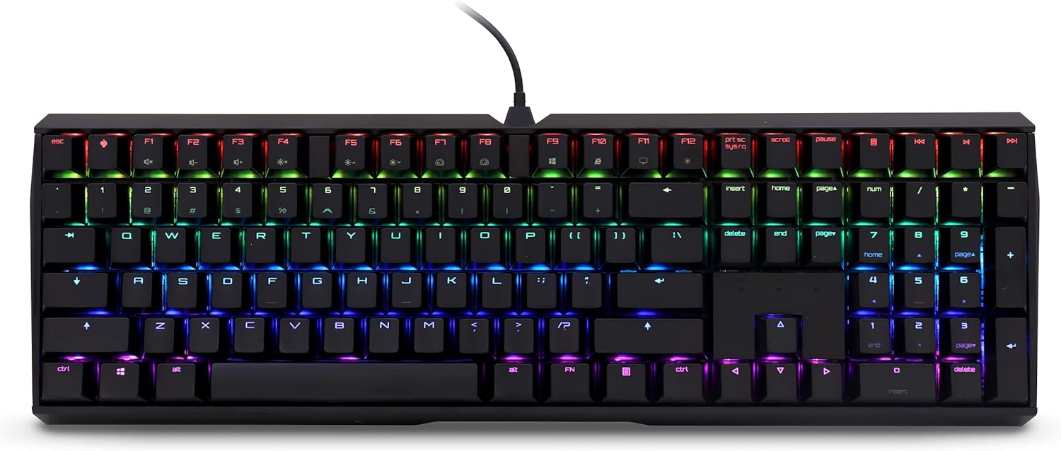 Cherry MX Board 3.0 S Wired Mechanical Keyboard Aluminum Housing MX Red Silent White QWERTY J212