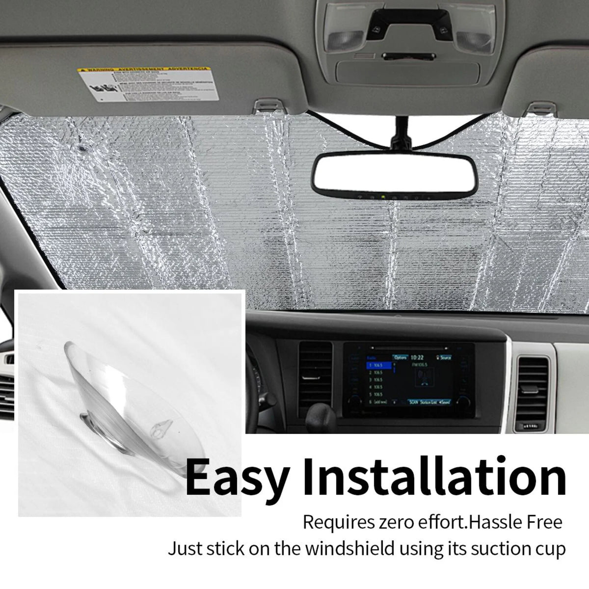 Foldable Car Windshield Sunshade F560