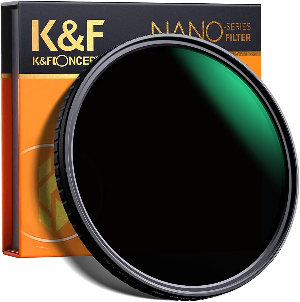 67mm Variable ND Filter ND8-ND128 (3-7 Stop) HD Hydrophobic VND Filter I668