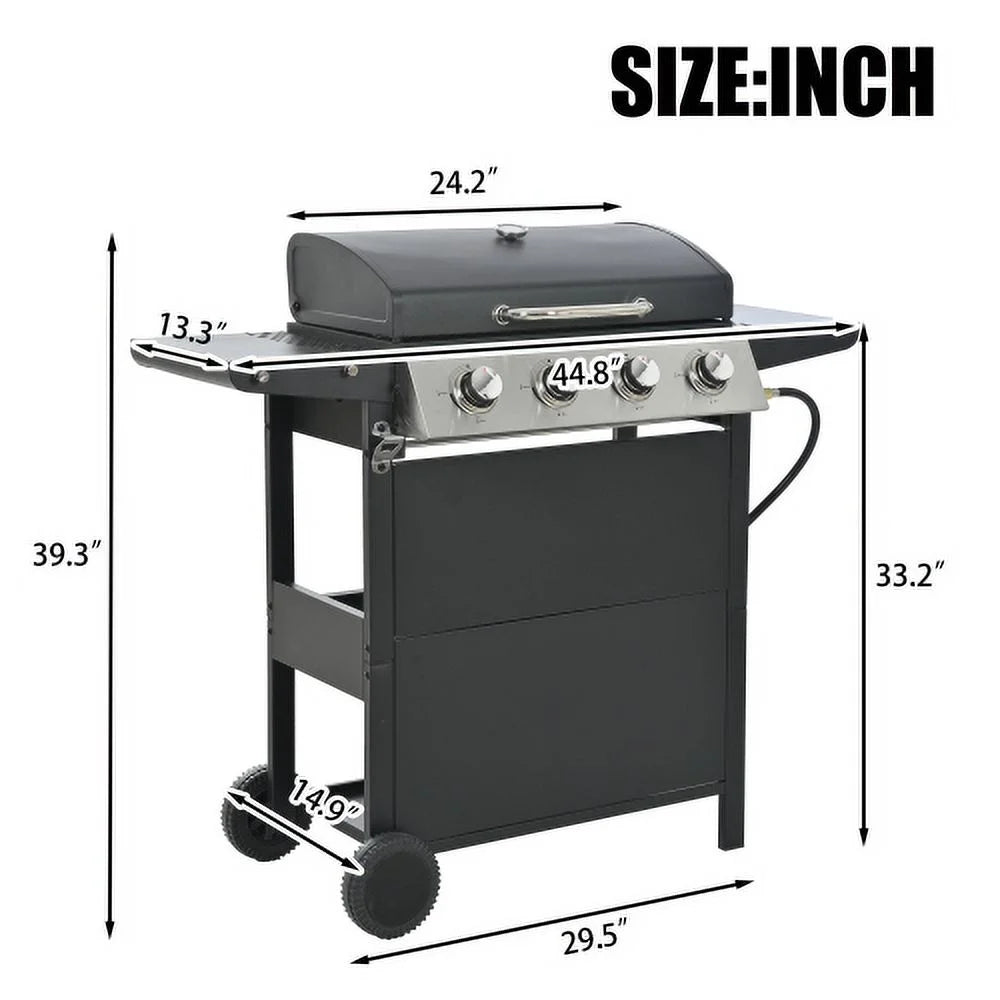 4 Burner Stainless Steel Gas Grill W981979