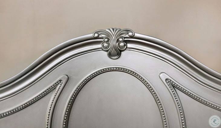 Silver Gray Twin Panel Bed P97367