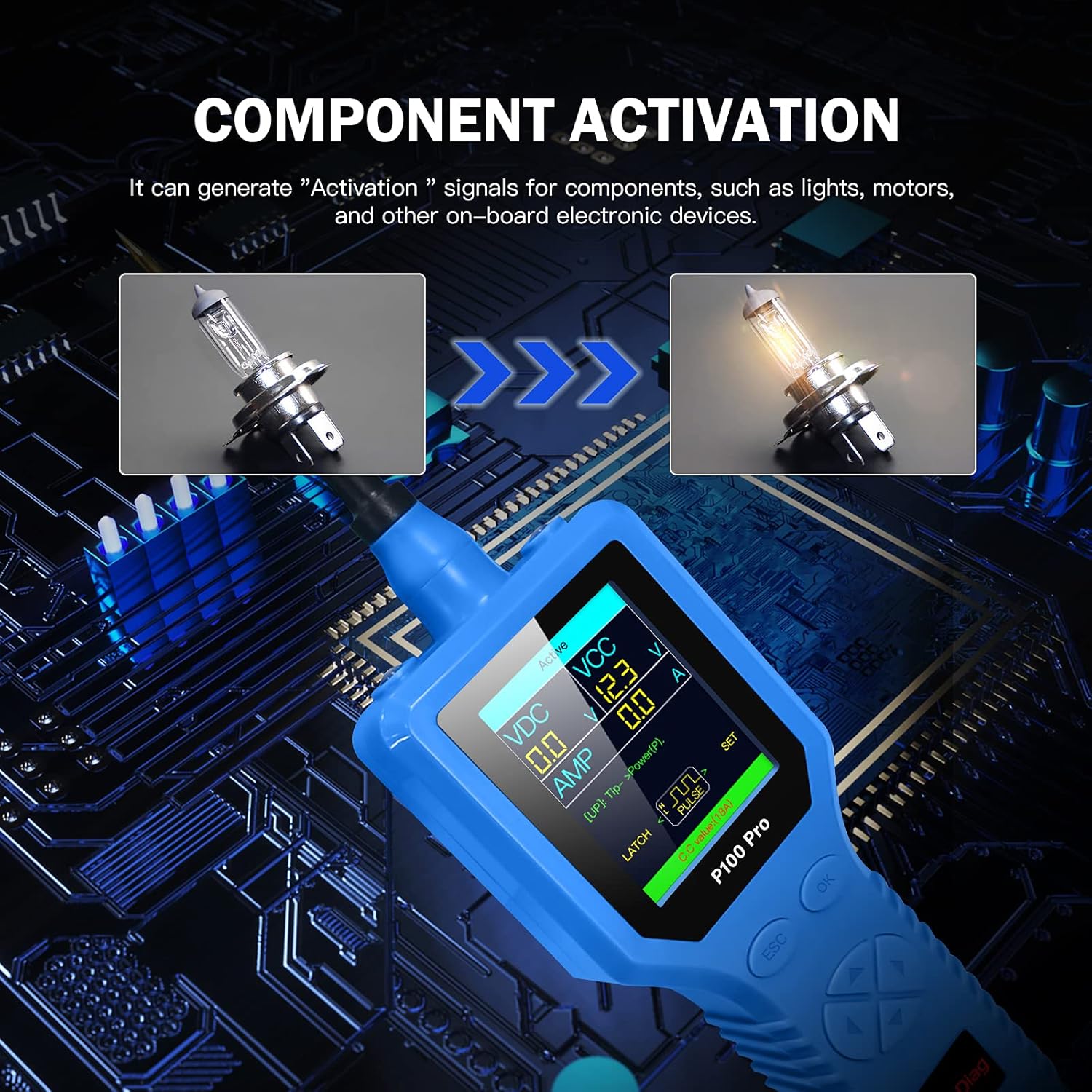 9v-30v Automotive Circuit Tester Multimeter Voltage Detector Power Circuit Probe Kit B27298