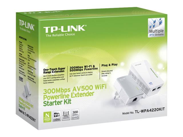 300Mbps WiFi Powerline Extender Starter Kit D140457