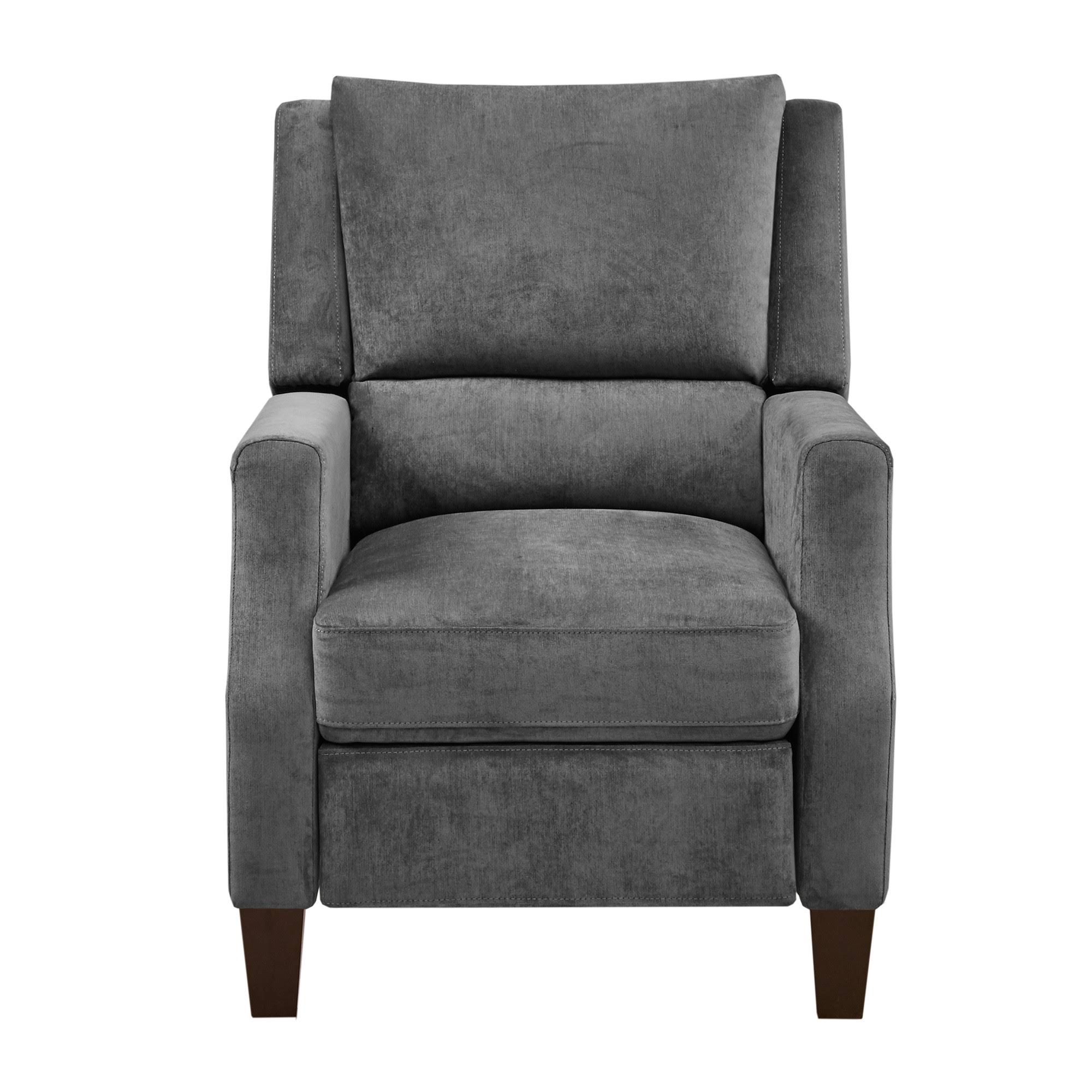 Grey Push Back Recliner F492