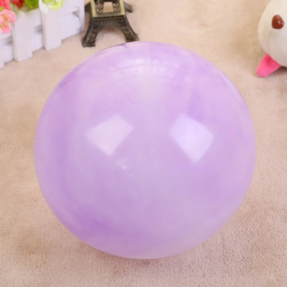 25PCS Marbleized Bouncy Balls, 8.7 Inch Inflatable Sensory Balls M474