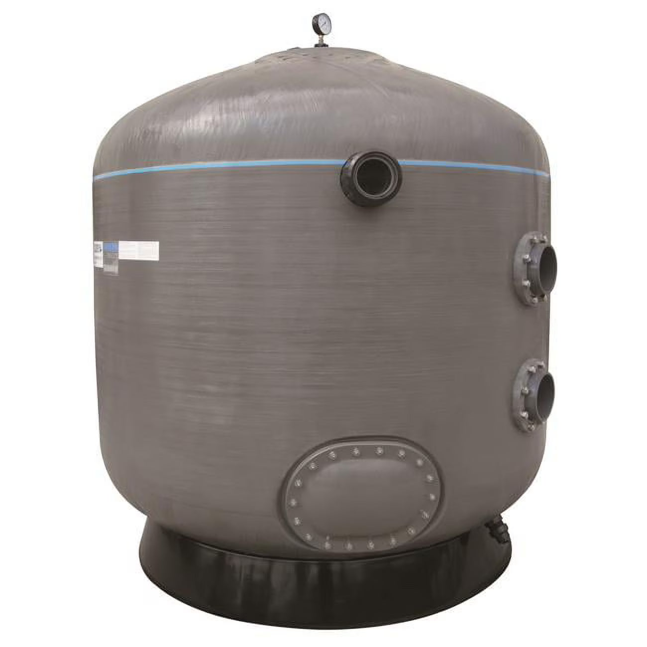 79 in. 118 PSI Commercial Vertical Sand Filter with 6 in. Flange Connections D39123