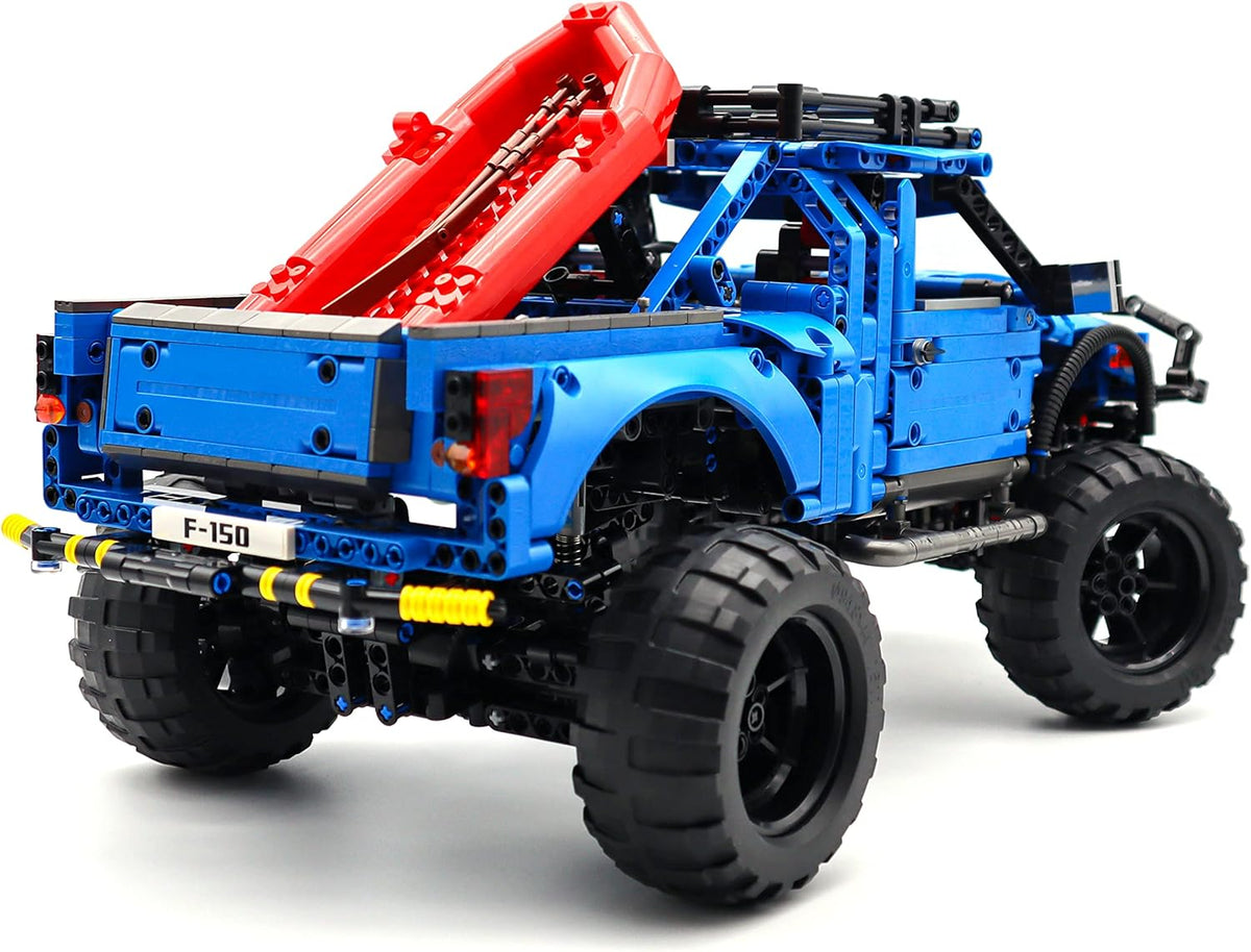 Blue Racing Car Off-Road Vehicle Building Blocks Kit Toy (1630PCS) W333
