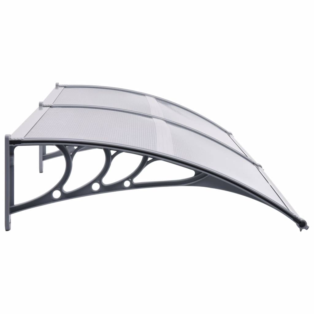 Gray Transparent Door Canopy C418