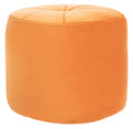 Orange Cylinder Ottoman O227