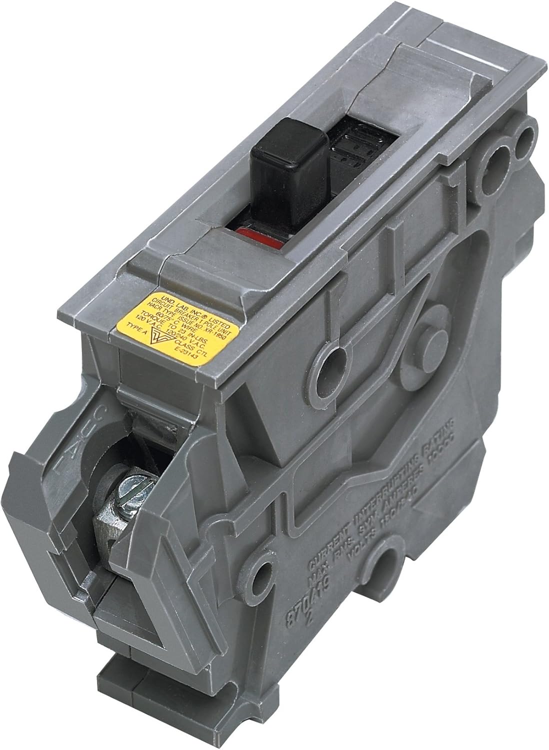 2 Pole 20 Amp Circuit Breaker, Grey, Pack of 2 K356