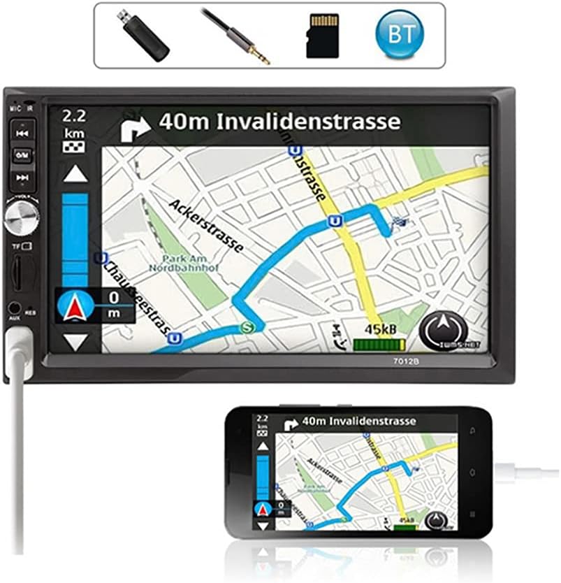 2 Din 7 Inch Car Stereo with Bluetooth MP5 Player M987562