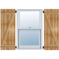 Board-n-Batten Shutters with Z-Bar, Rough Sawn Western Red Cedar O301726