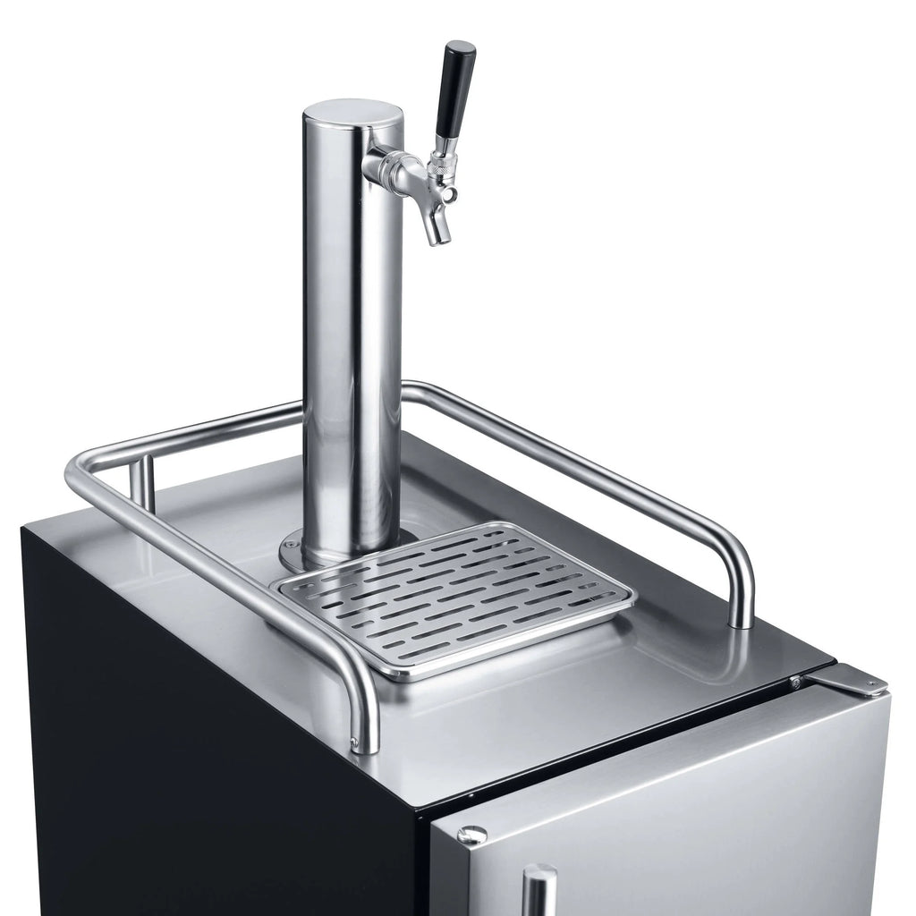 15" Wide 1 Tap Stainless Steel Kegerator G625351