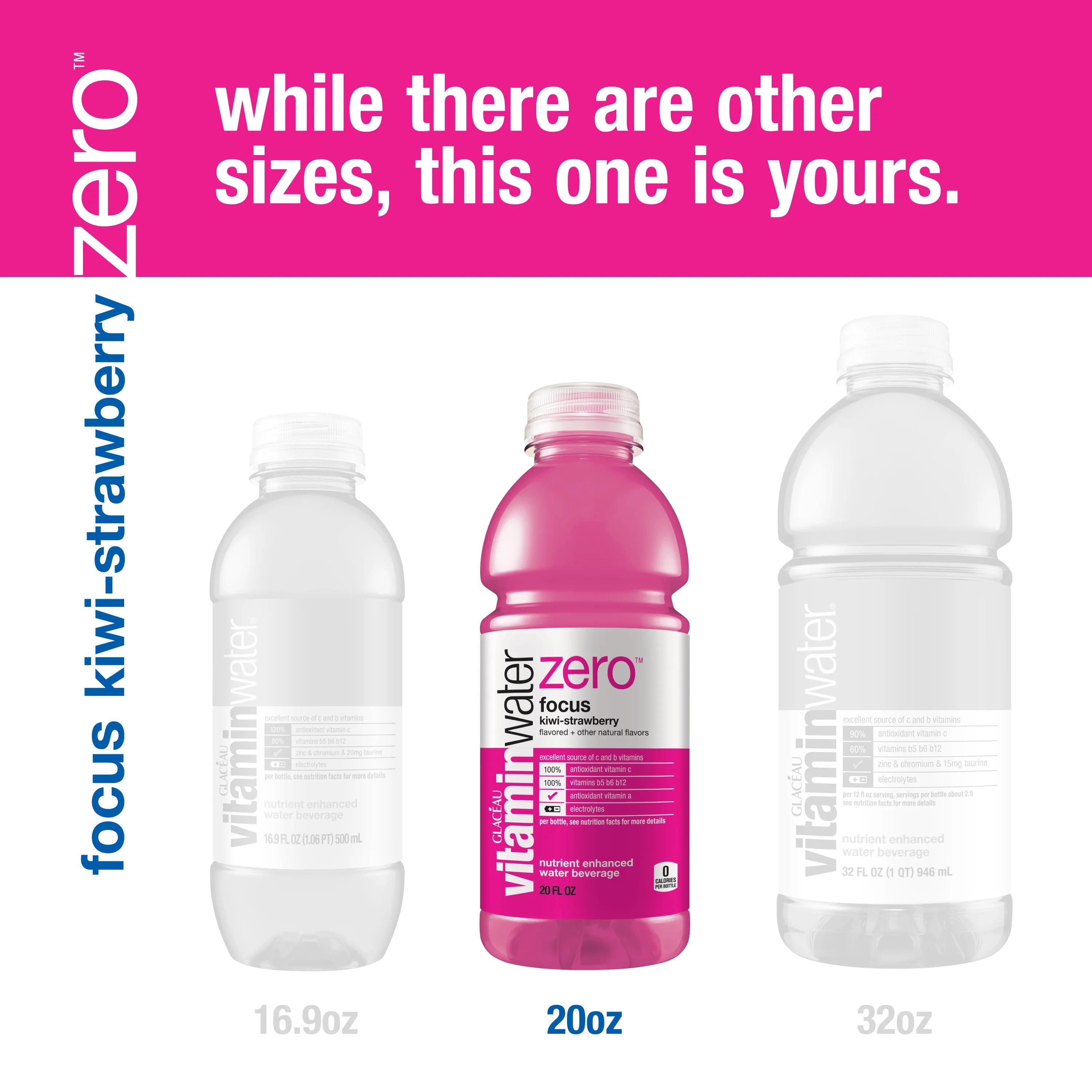 24 Pack Electrolyte Enhanced Water with Vitamins, 20 fl oz S593