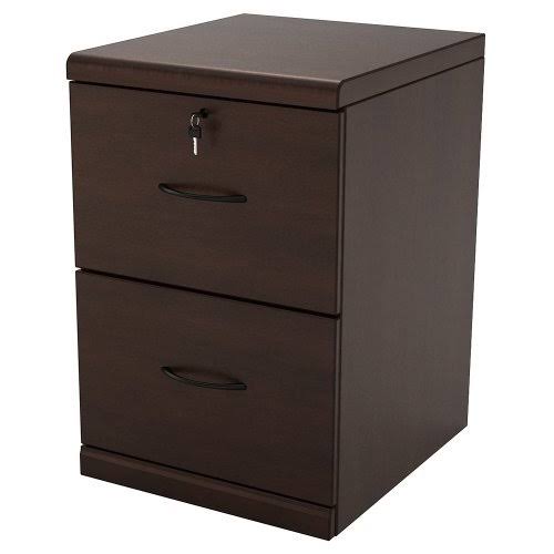 Cherry 2 Drawer Vertical File Cabinet E248