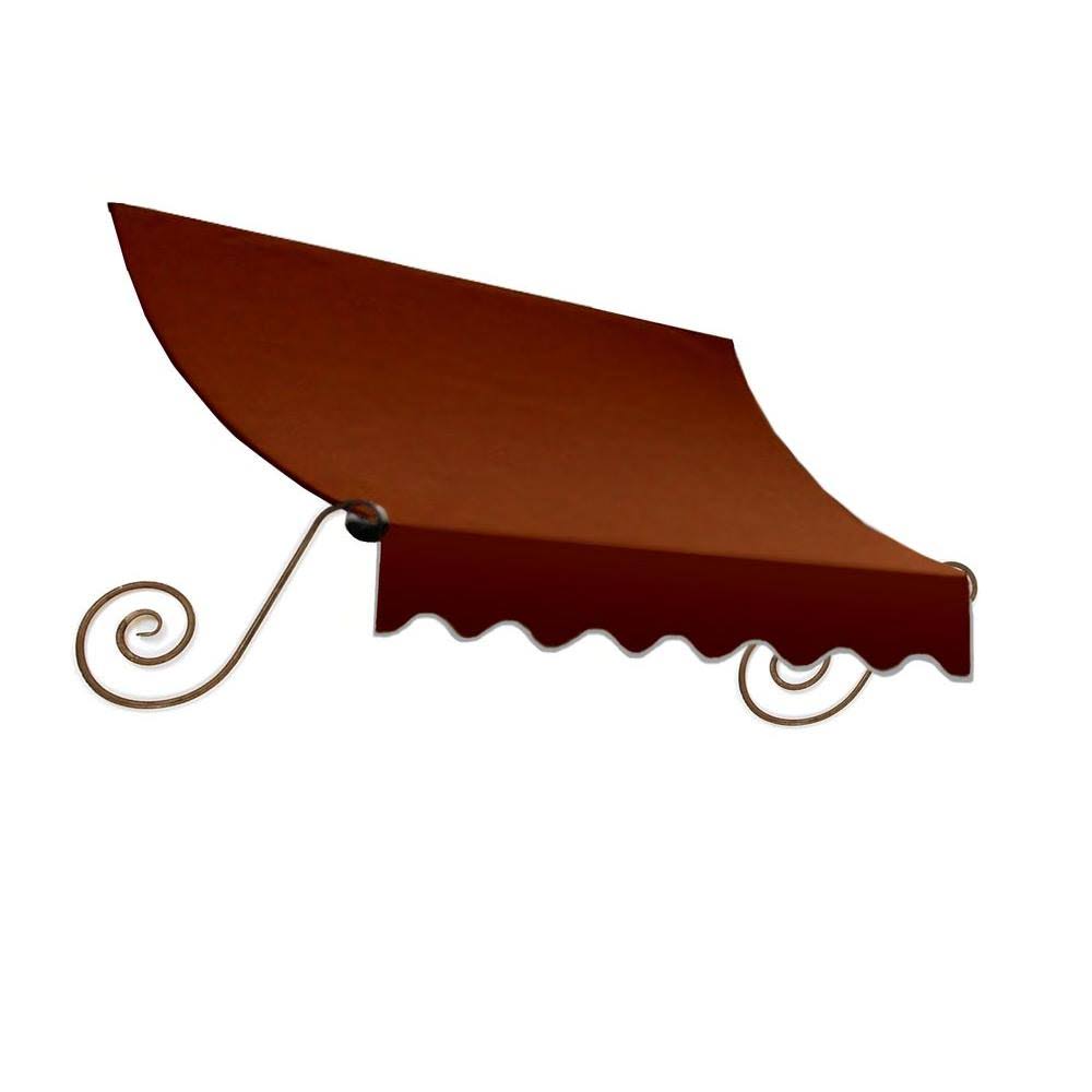Terra Cotta Red Window Awning A32306