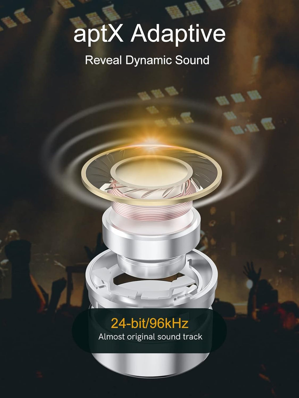 Wireless Earbuds T18 in Ear Bluetooth 5.2 Stereo Earphones, 30H Playtime Pack of 2 J372500