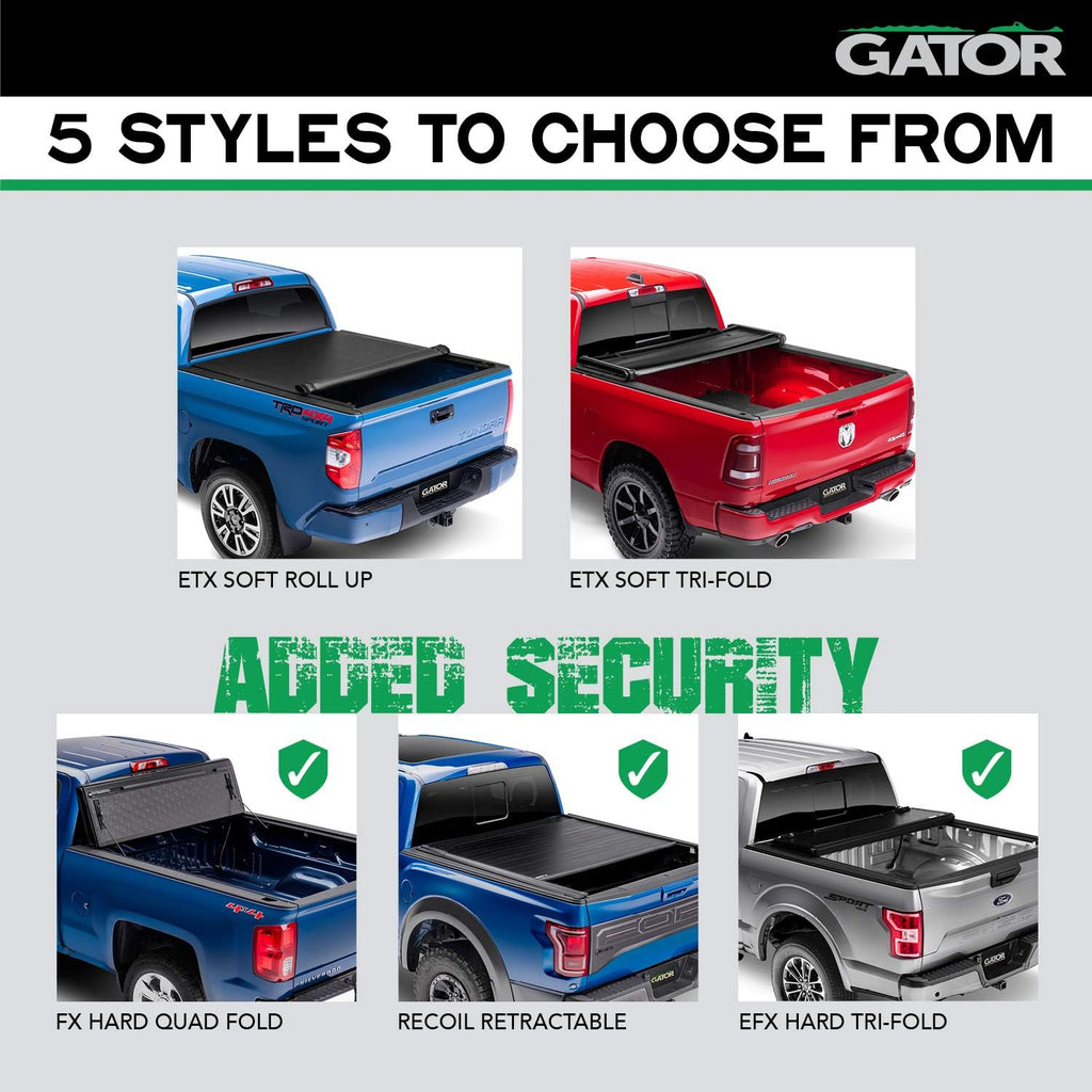 Soft Tri-Fold Truck Bed Tonneau Cover V93942