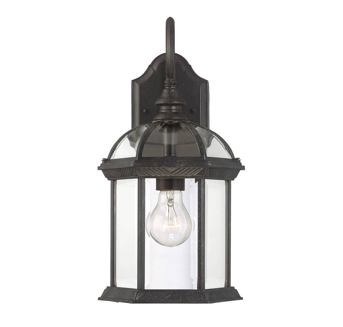 Rustic Bronze Wall Mount Lantern G83466