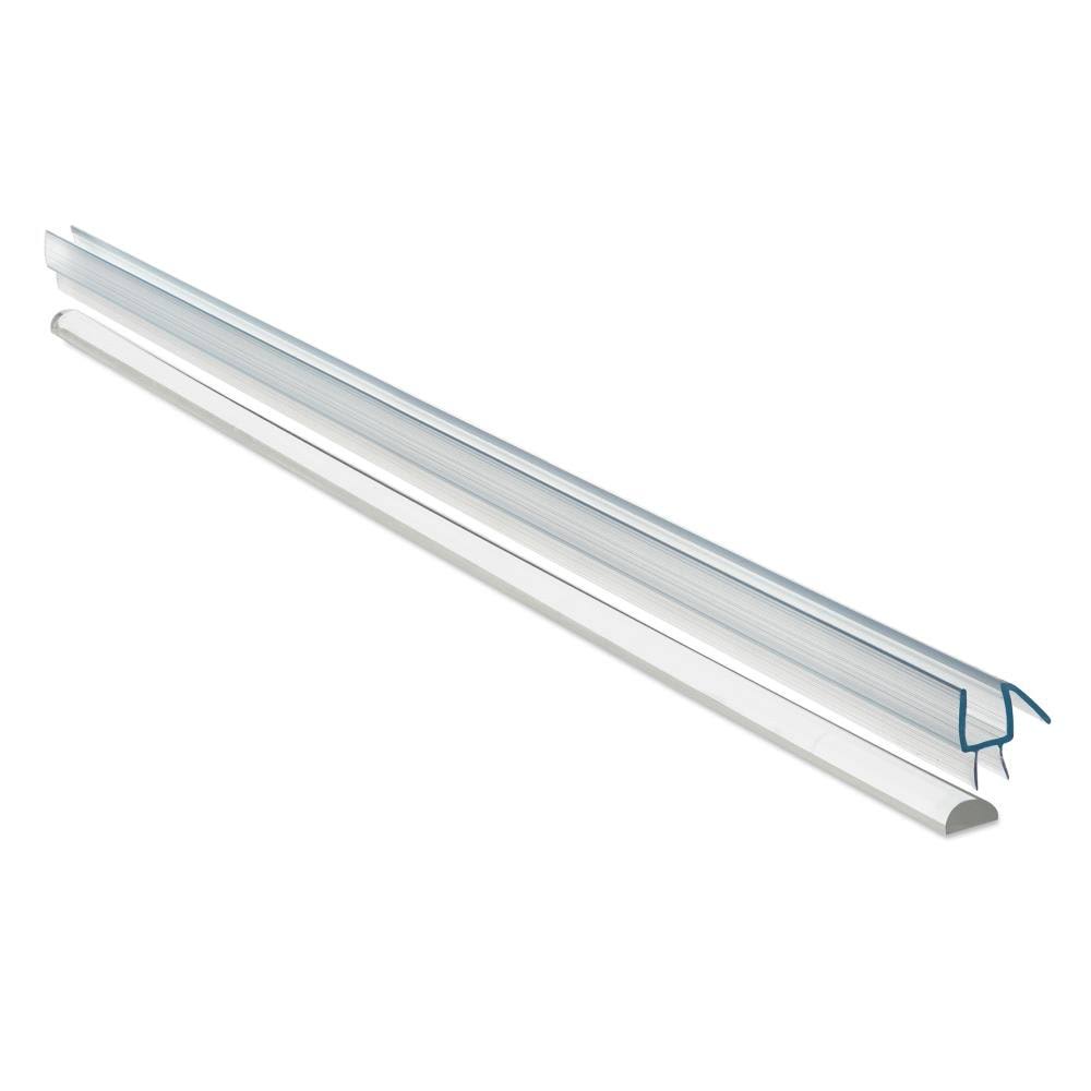 Chrome Frameless Hinged Shower Door W807726