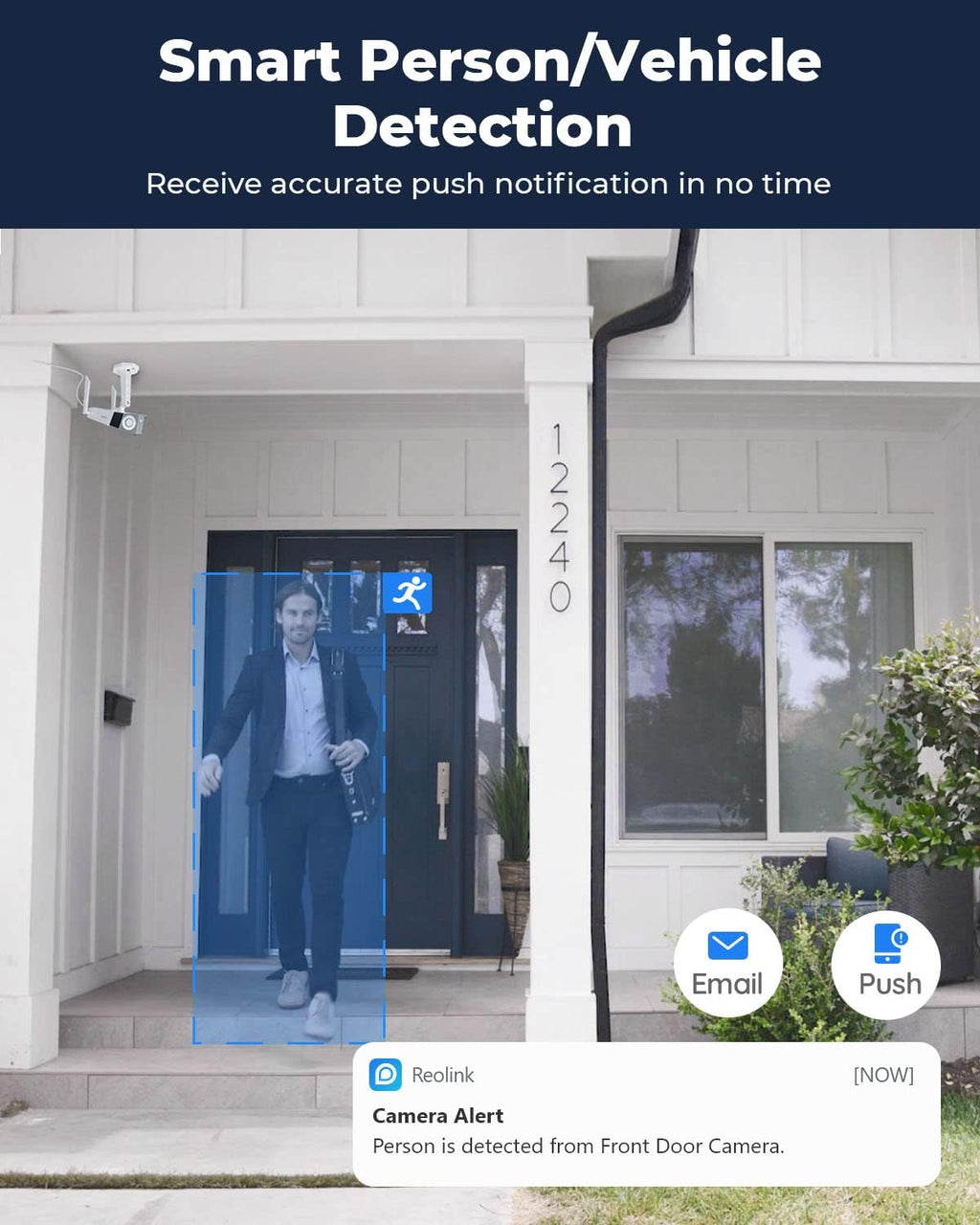 2K 4MP Outdoor WiFi Security Camera with Color Night Vision G861