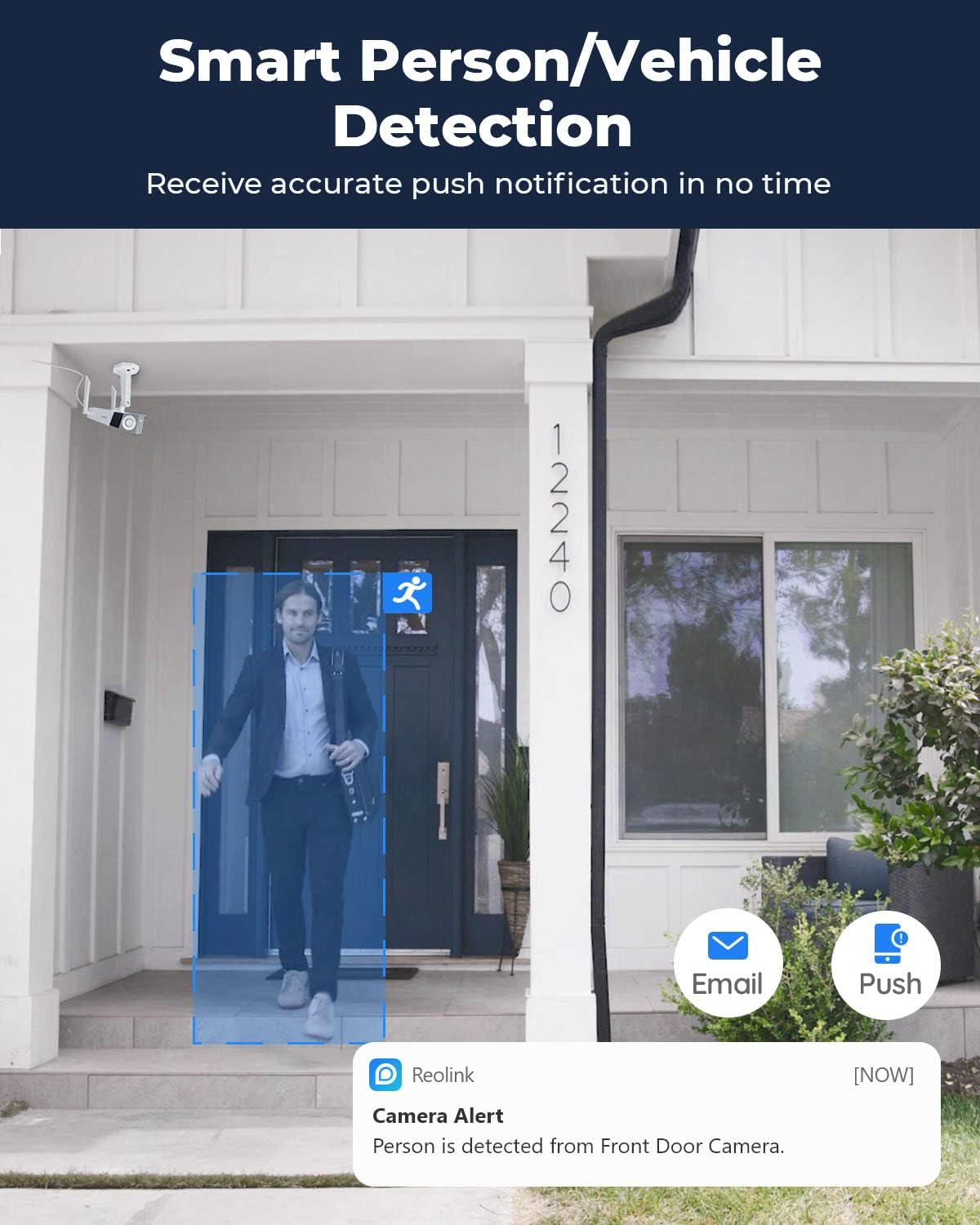 2K 4MP Outdoor WiFi Security Camera with Color Night Vision G861
