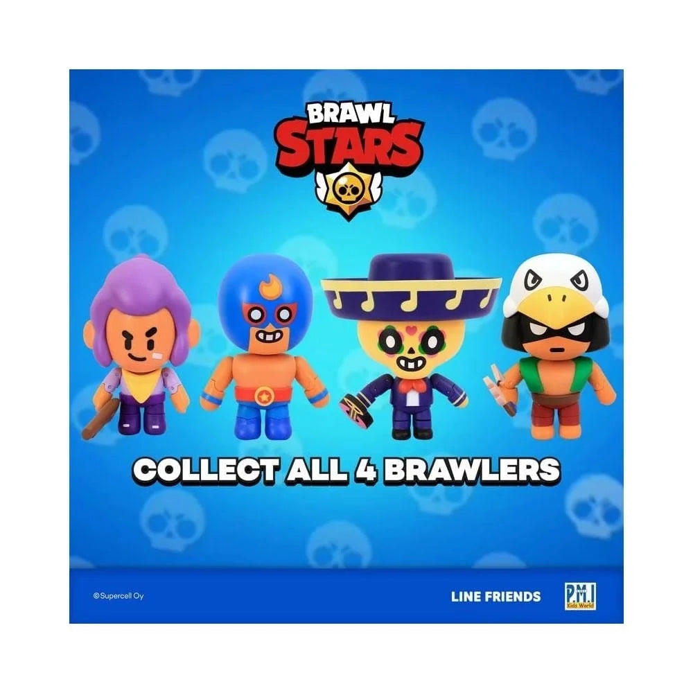 Brawl Stars Bo and Poco Action Figures Guitar Bow Fighter Brawler Set H10995