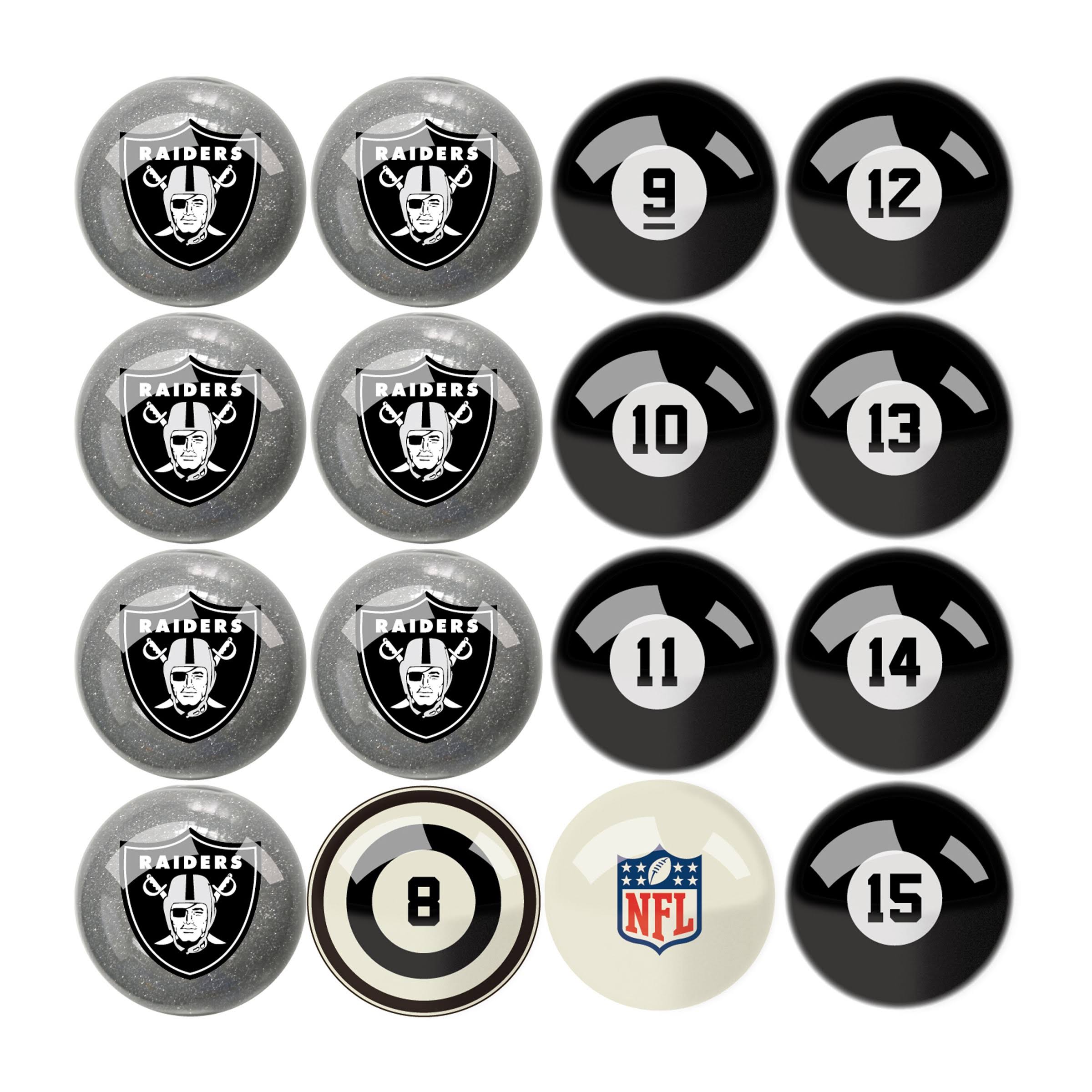 Seattle Seahawks Billiard Ball Set with Numbers S901