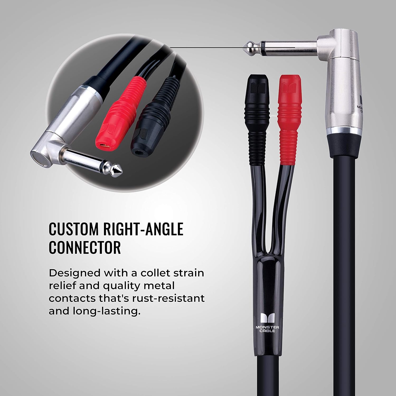 6 ft Combo Amp 1/4 to Faston Speaker Cable Pack of 2 R3808