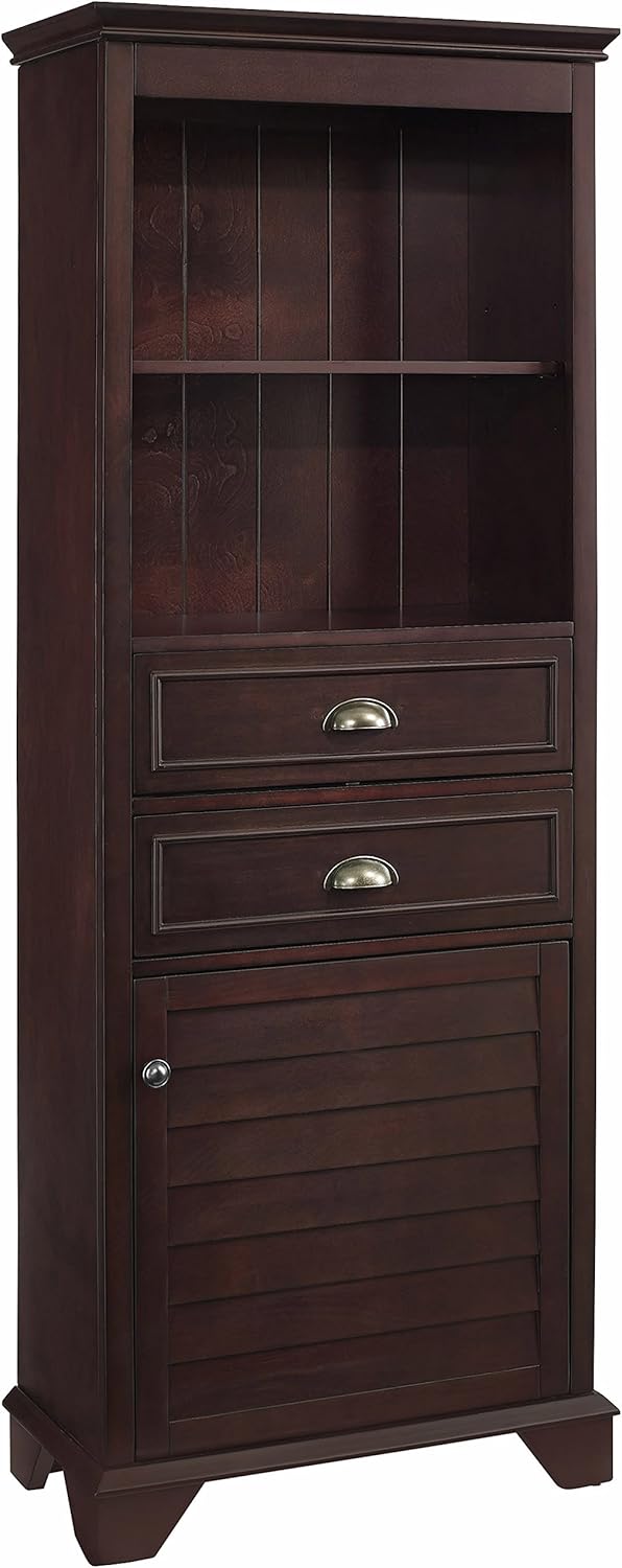 Espresso Tall Bathroom Cabinet A682