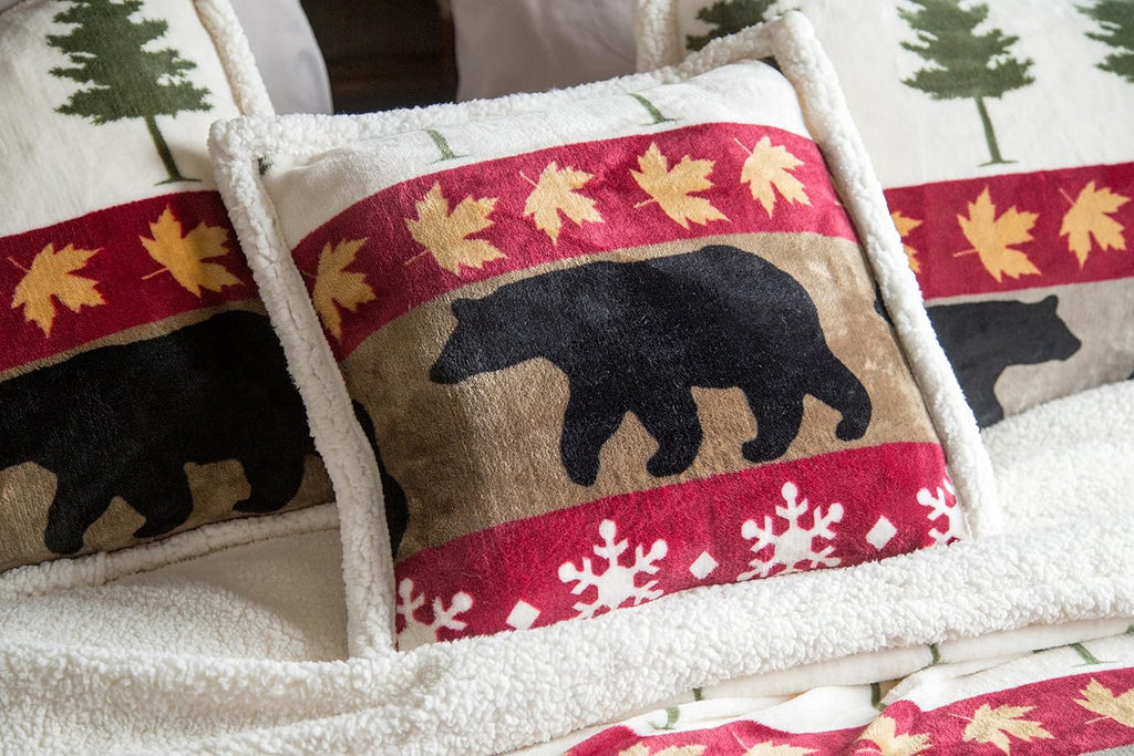 King 5 Piece Pine Bedding Set J835378