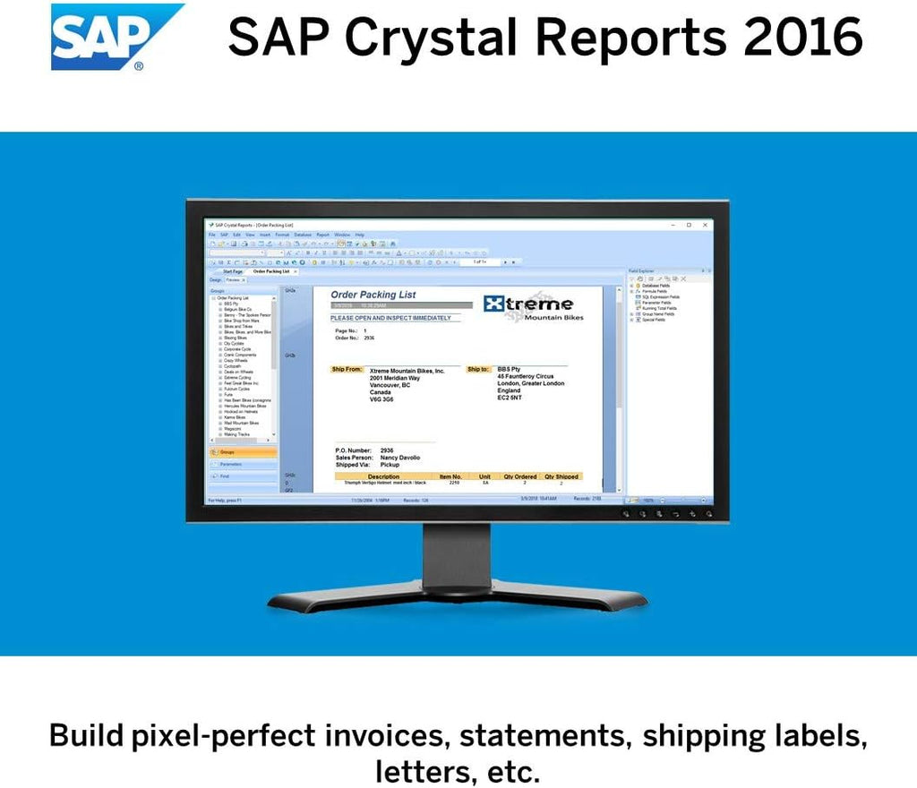 Crystal Reports 2016 Reporting software [32 Bit] X14567