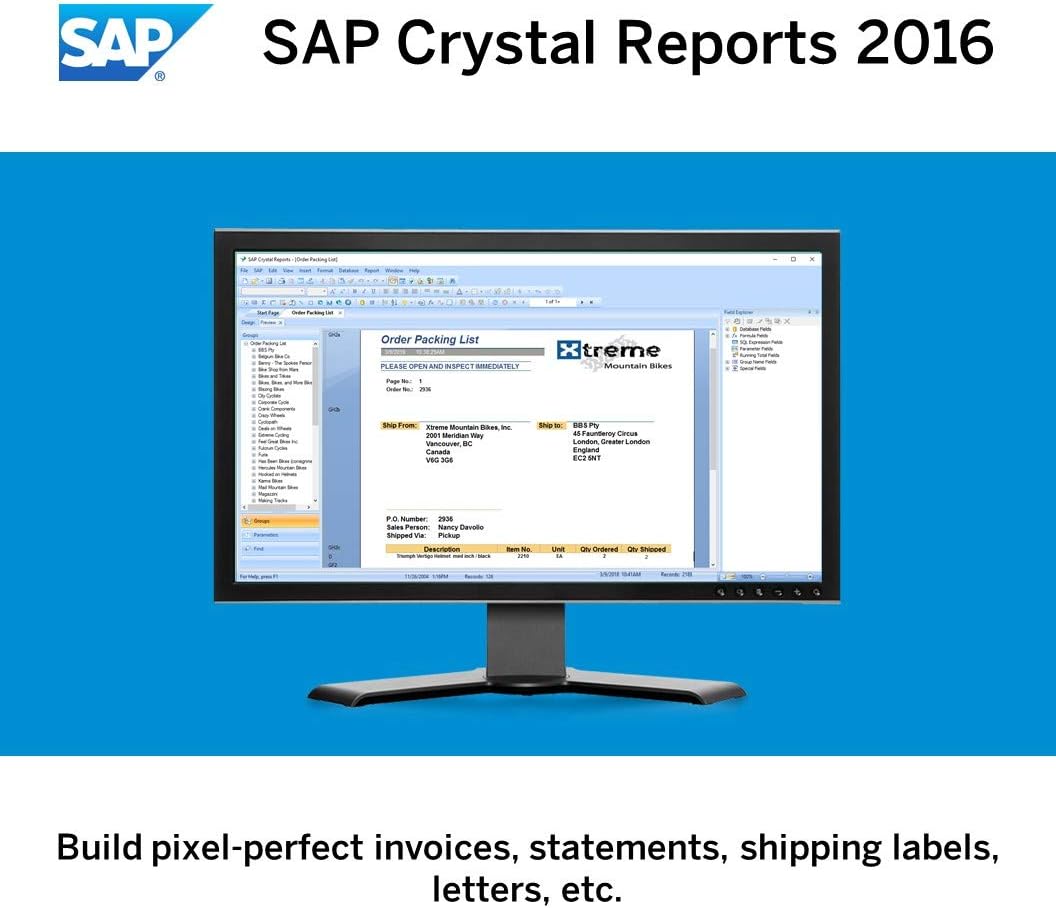 Crystal Reports 2016 Reporting software [32 Bit] X14567